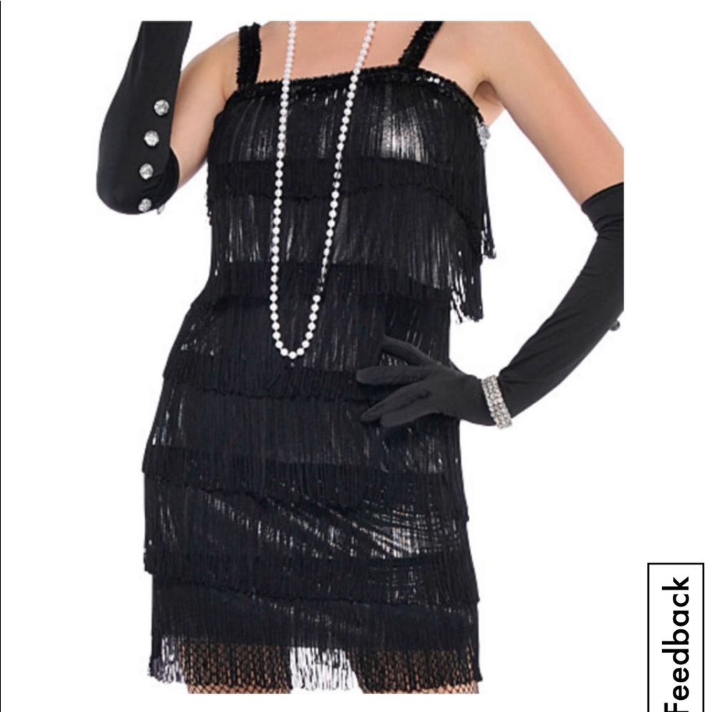 Flapper girl dress